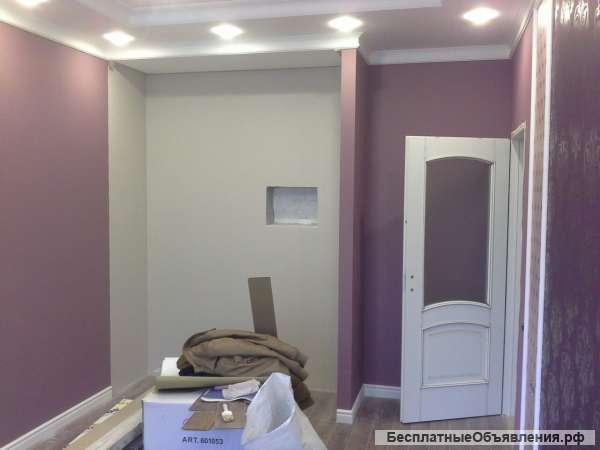 Штукатуры-маляры. Семейная пара.