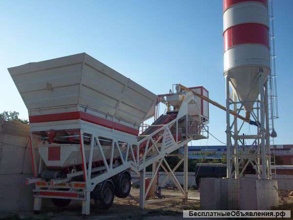 Мобильный бетонный завод