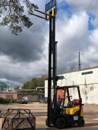 Газовый погрузчик daewoo g15s с высокой мачтой