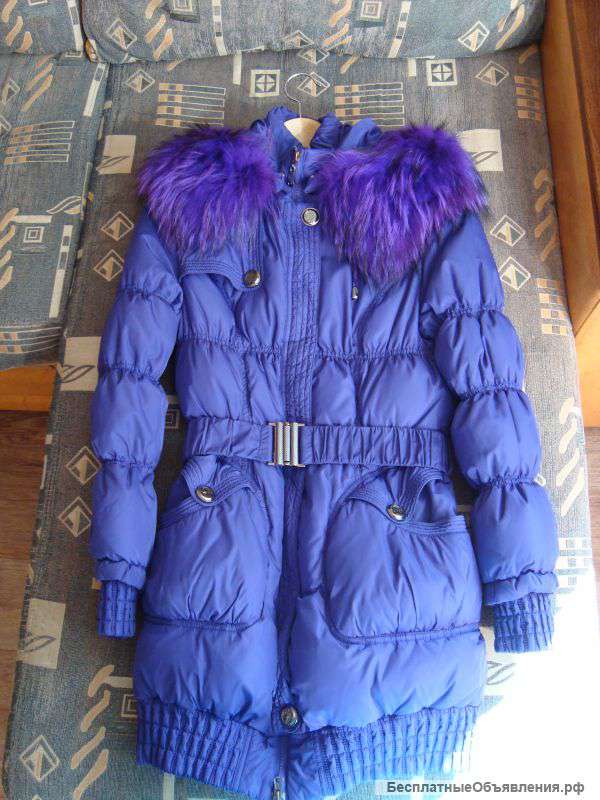 Пальто-пуховик зимнее