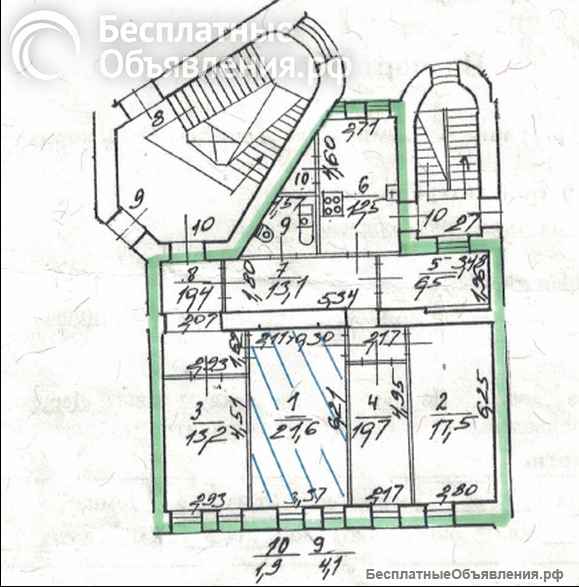 4к.кв.СПб, Академика Лебедева ул, д.12в доме-памятнике с красивым фасадом, м"пл. Ленина"-8 м/пешком