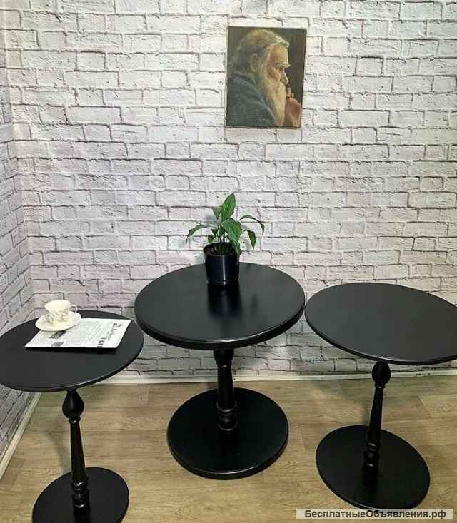 Журнальные и кофейные столики из массива ценных пород дерева