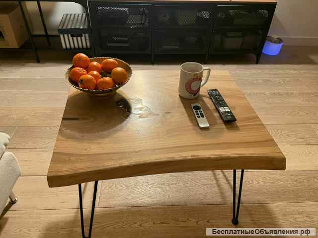Журнальные и кофейные столики из массива ценных пород дерева
