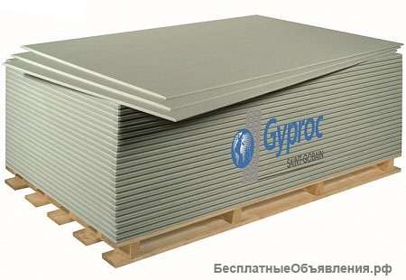 Гипсокартонные гипсовые листы GYPROC (ГИПРОК)