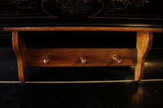 Антикварную полку-вешалку из дуба