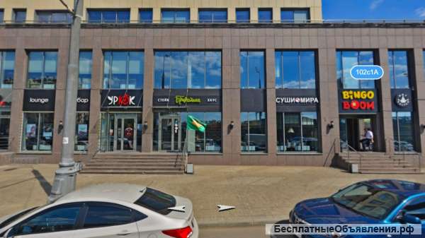 Кафе-ресторан 260 м2 в БП "Парк Мира", на 1-й линии Проспекта Мира 102к1