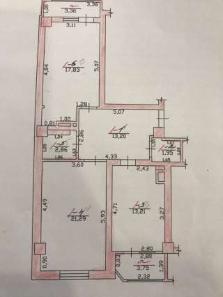2-х комнатную квартиру в мкрн Аламедин 1