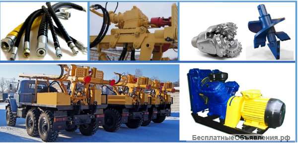 Компрессор 4ВУ1-5/9, РВД и запчасти для УРБ-2А2, буровой инструмент