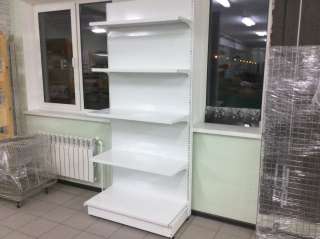 Стеллажи металлические для магазина