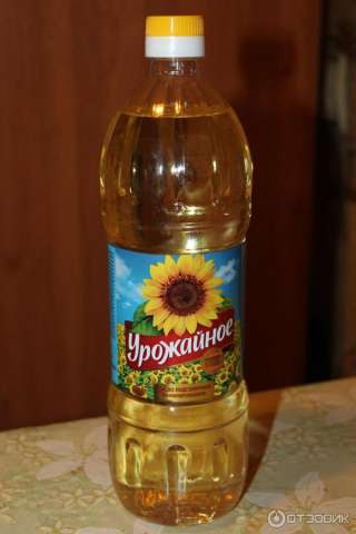 Масло сливочное и подсолнечное