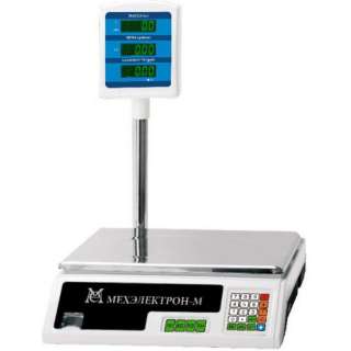 Весы торговые электронные со стойкой до 15 кг