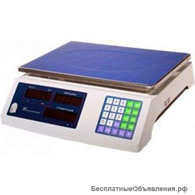 Весы электронные торговые до 30 кг