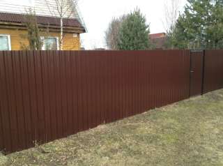 Профлист С20x1500x0.4-PE RAL 8017 Коричневый