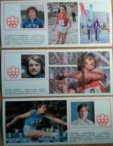 Набор открыток, советские легкоатлеты, призёры ОИ-1976 в Монреале