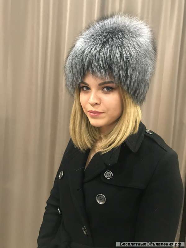 Женская меховая шапка "Пиноккио"