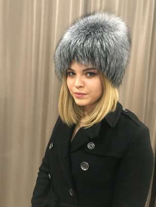 Женская меховая шапка "Пиноккио"