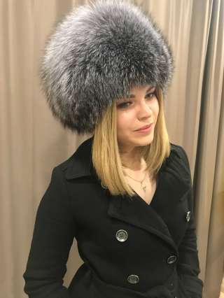 Меховая шапка "Бирет"