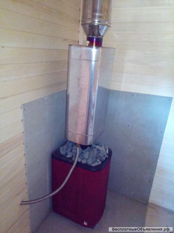 Готовая перевозная баня 6 метров под ключ