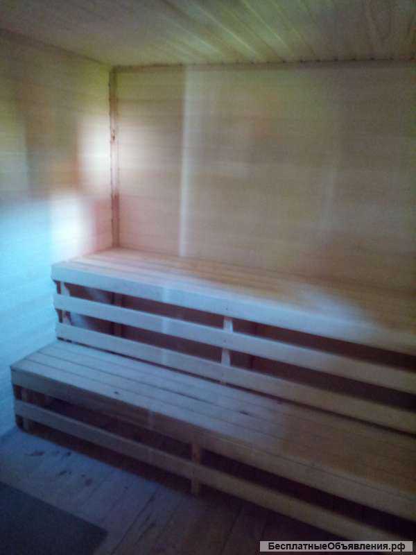 Готовая перевозная баня 6 метров под ключ