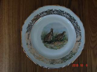 Тарелки "Куропатки" Limoges (Франция) 6 штук