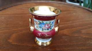 Ваза миниатюрная "Цветы" Limoges (Франция)