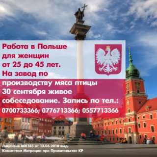 Работа в Польше