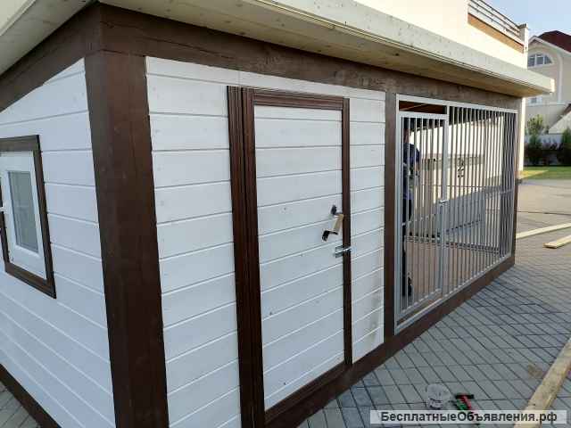Вольер для собаки вариант изготовления Люкс