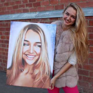 Делаем картины с арт портретом на заказ