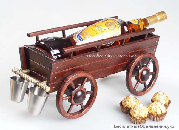 Оигинальные подставки для вина деревянные купить Украина