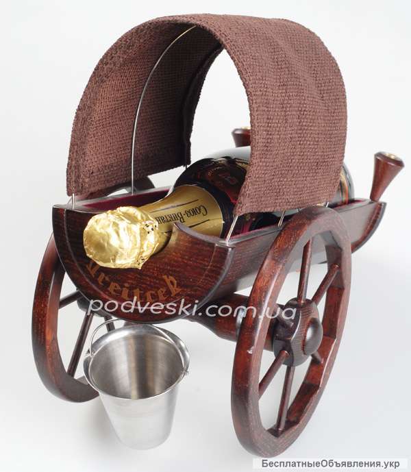 Оигинальные подставки для вина деревянные купить Украина