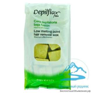 Воск в брикетах «Depiflax» 1кг- Аргана