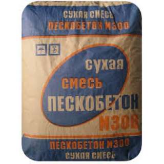 Сухая смесь М300 пескобетон
