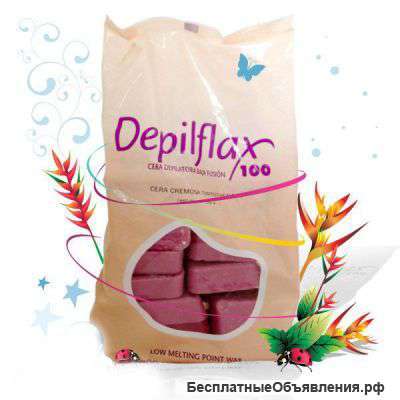 Воск "Depiflax" 1 кг-Вино