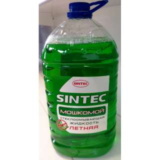 Жидкость омывателя летняя Sintec "Мошкомой 5 л