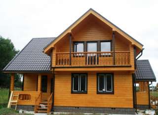 Шлифовка домов, бань из бруса