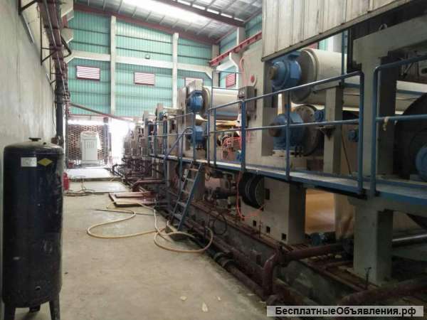 Линия производства бумаги 1400мм, из картонной макулатуры