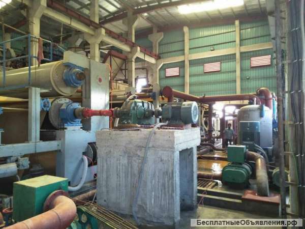 Линия производства бумаги 1400мм, из картонной макулатуры
