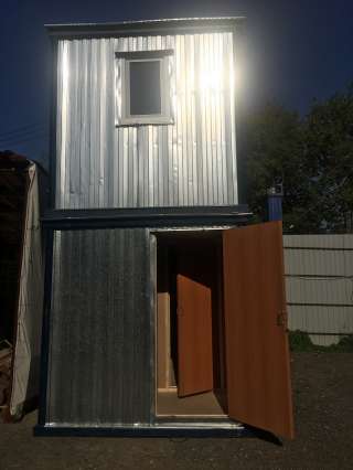 Блок контейнер с перегородкой