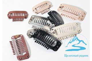 Шиньонные зажимы(клипсы) Цвет-белый