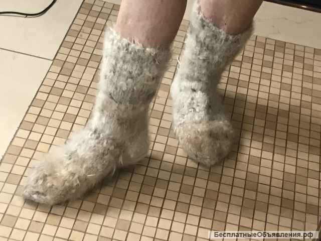 Носки из шерсти собаки