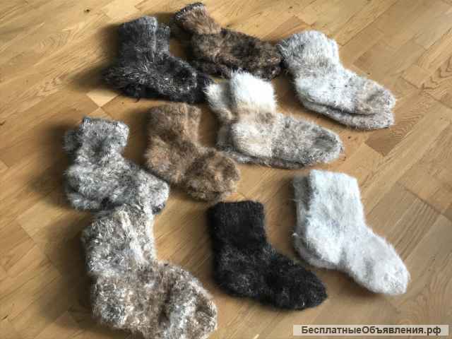 Носки из шерсти собаки