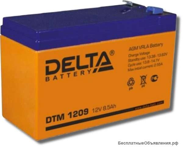 Delta DTM 1209 Аккумулятор герметичный свинцово-кислотный