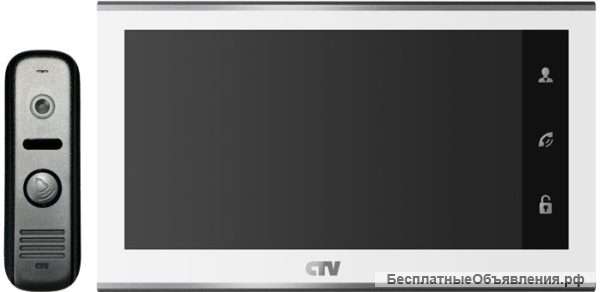 CTV-DP2702MD W (белый) Комплект видеодомофона