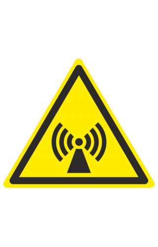 Знак «Внимание. Электромагнитное поле» ( W 12 )