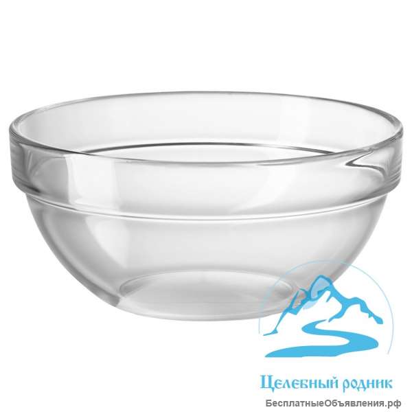Миска стекло 100 мм средняя