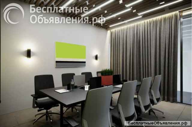 Акустические шторы для офиса-переговорной