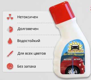 Средство для удаления царапин на машине Renumax