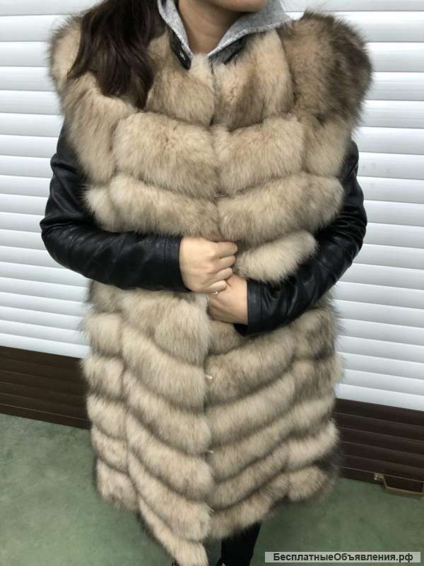 Жилеты из меха песца