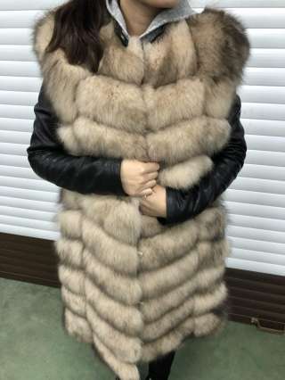 Жилеты из меха песца