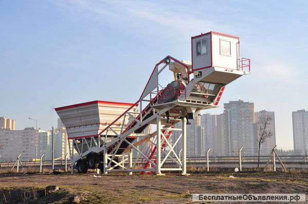 Мобильный бетонный завод
